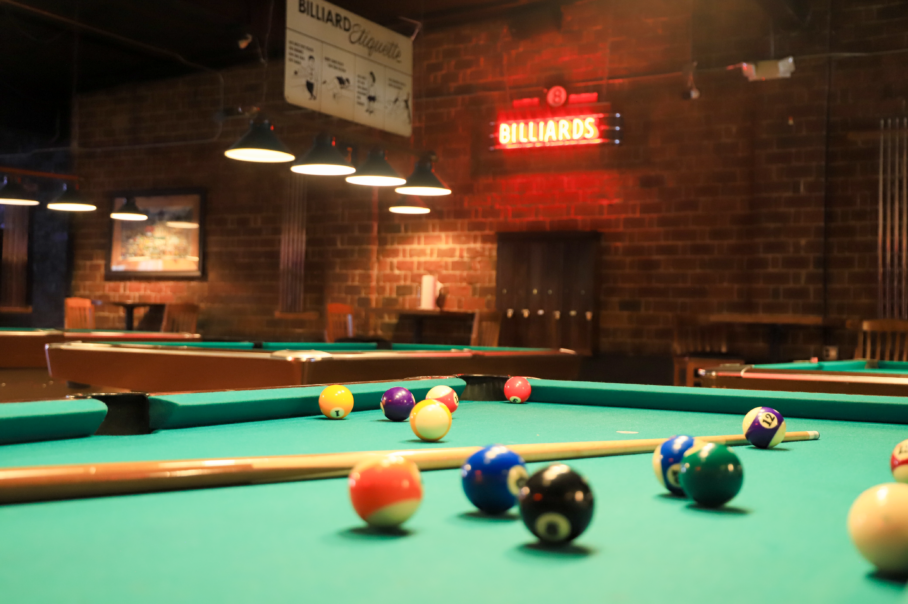 Beer and Pool Billiards on Broadway